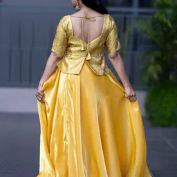 I LOVE SAREES Woven Design Ready to Wear Lehenga & Choli image 5