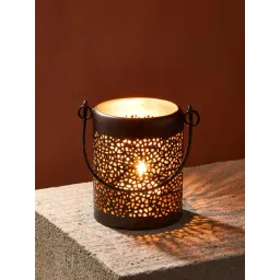 Fabindia Sehar Multicolor Metal Candle Holder image 2