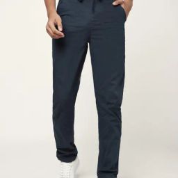 Coolsters by Pantaloons Kids Navy Cotton Regular Fit Trousers-picture-0