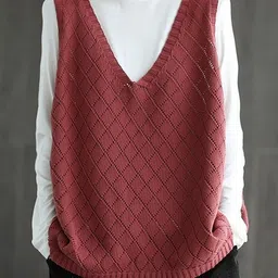StyleCast Women Longline Sweater Vest-image-67