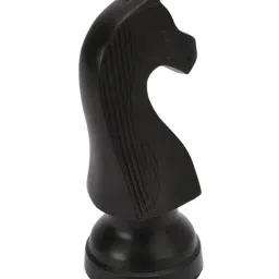 De Maison Decor Black Aluminium Antique Chess Horse Over-Size image 4