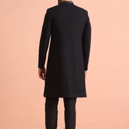 KISAH Embroidered Sherwani With Trousers Set image 4