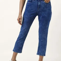 People by Pantaloons Blue Mid Rise Jeans-picture-27