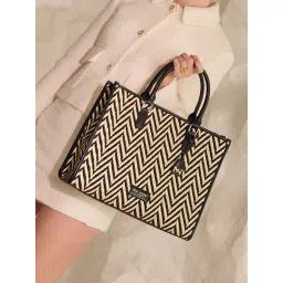 MINI WEST LONDON Black Times Square Luxury Tote Bag image 1