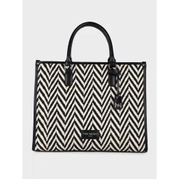 MINI WEST LONDON Black Times Square Luxury Tote Bag image 2