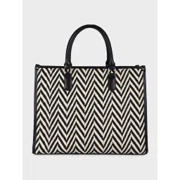 MINI WEST LONDON Black Times Square Luxury Tote Bag image 3