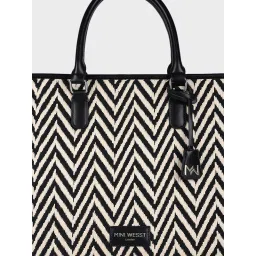 MINI WEST LONDON Black Times Square Luxury Tote Bag image 4