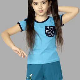 Naughty Ninos Girls T-shirt with Shorts-image-84