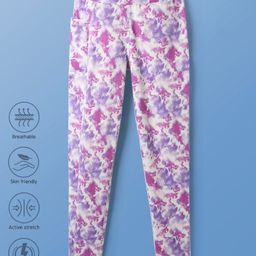 Pine Active Full Length Super Stretch Printed Leggings - Pink-picture-43