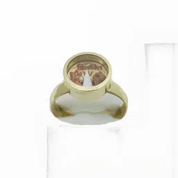 R G MART Unisex Ashtadhatu Trishakti Shank Mercury Brass Gold Plated Finger Ring-picture-42