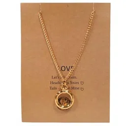 Tempus Gems Set Of 5 Gold-Plated Enamelled Layered Necklace And Chains image 3