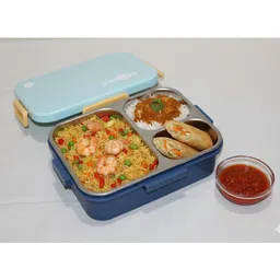 Rushabh Novelty Lunch Box 2564-Blue image 2