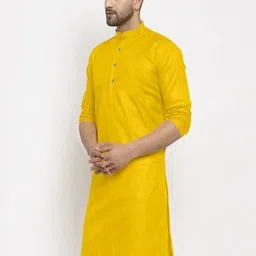ANUJ FASHION Men Blended Straight Kurtas-picture-1