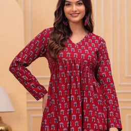 Royal Marque Women Floral Print Cotton Top-picture-17