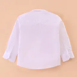 Mark & Mia Full Sleeves Nautical Theme Printed 3 Piece Party Suit with Bow & Hat - Navy Blue image 3