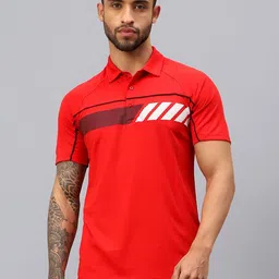 VECTOR X Men Graphic Printed Polo Collar T-Shirt image 1