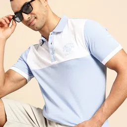 United Colors of Benetton Colourblocked Polo Collar T-shirt-picture-28