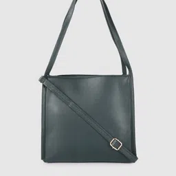 Caprese Green Structured Shoulder Bag-picture-4