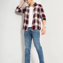 celio celio* Multicolor Regular Fit Check Shirt image 5