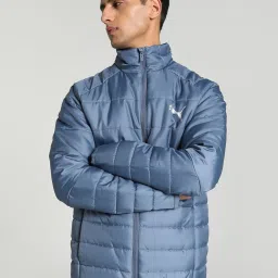 Puma NRP India Mid Blue Slim Fit Quilted Jacket image 1