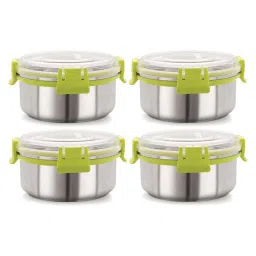 Magnus Green Plastic Airtight Leakproof Storage Container - Set of 4 image 1