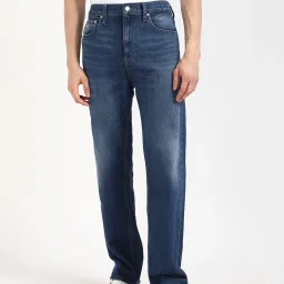 Tommy Hilfiger Denim Dark Cotton Straight Fit Jeans image 1