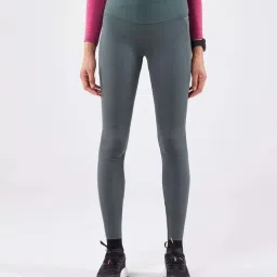 Kiprun by Decathlon Grey Plain Running Tights image 1