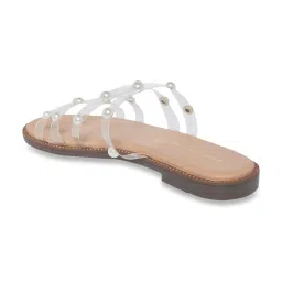 Forever Glam by Pantaloons Women's Tan Casual Sandals image 5