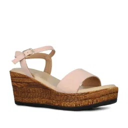 Inc.5 Women's Peach Ankle Strap Wedges image 1