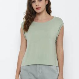 American Eagle Outfitters Green Round Neck T-Shirt-picture-14