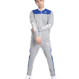 Hummel Grey Regular Fit Bomber Jacket image 5