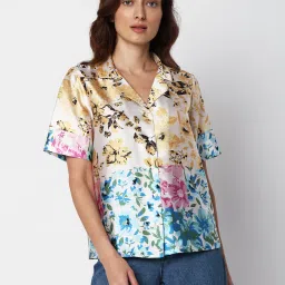 Vero Moda Multicolor Floral Print Shirt image 1