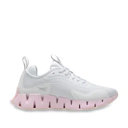 Reebok Women's Zig Dynamica White Running Shoes image 1