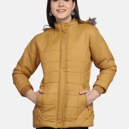 BUYNEWTREND Yellow Regular Fit Jacket image 1