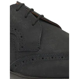 Ruosh Men's Black Brogue Shoes image 4