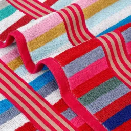 Creeva Colors Multicolor Cotton 500 GSM Terry Bath Towel - Set of 2 image 5