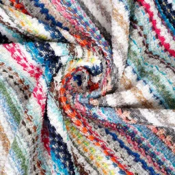 Creeva Popcorn Multicolor Cotton 500 GSM Weave Bath Towel - Set of 2 image 5