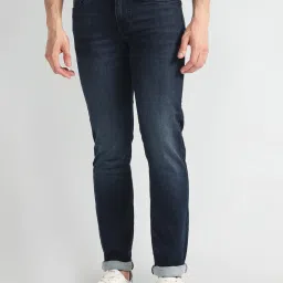 U.S. Polo Assn. Brandon Dark Blue Slim Fit Lightly Washed Jeans image 1