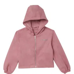 Elle Kids Pink SolidHoodie image 1