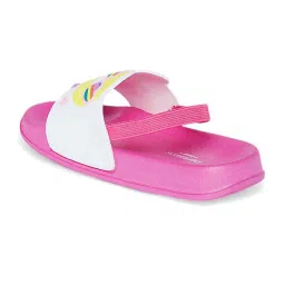 Pantaloons Junior White & Pink Back Strap Sandals image 5