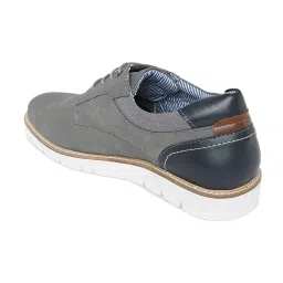 Byford by Pantaloons Men's Grey Derby Shoes image 5