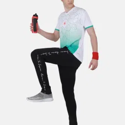 Duke Black Relaxed Fit Trackpants image 5