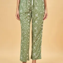 Dreamz by Pantaloons Green Floral Print Pyjamas image 1