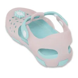 Pantaloons Junior Pink & Blue Back Strap Clogs image 5