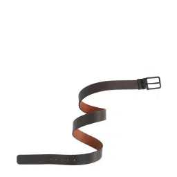 Tommy Hilfiger Brown Leather Reversible Belt for Men image 5