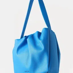 Van Heusen Blue Solid Shoulder Handbag-picture-43