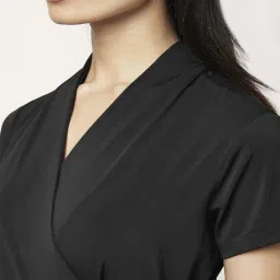 Annabelle by Pantaloons Black V Necked Jumpsuit image 5