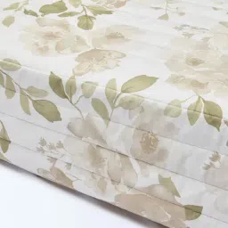 Westside Home Brown Botanical Reversible Quilted Queen Bed Comforter image 2