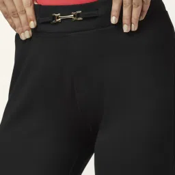 Annabelle by Pantaloons Black Mid Rise Tights image 5