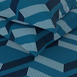 Bianca La-vogue Teal Microfibre 152 TC Extra Smooth Double Size Bed Sheet with Pillow Cover image 5